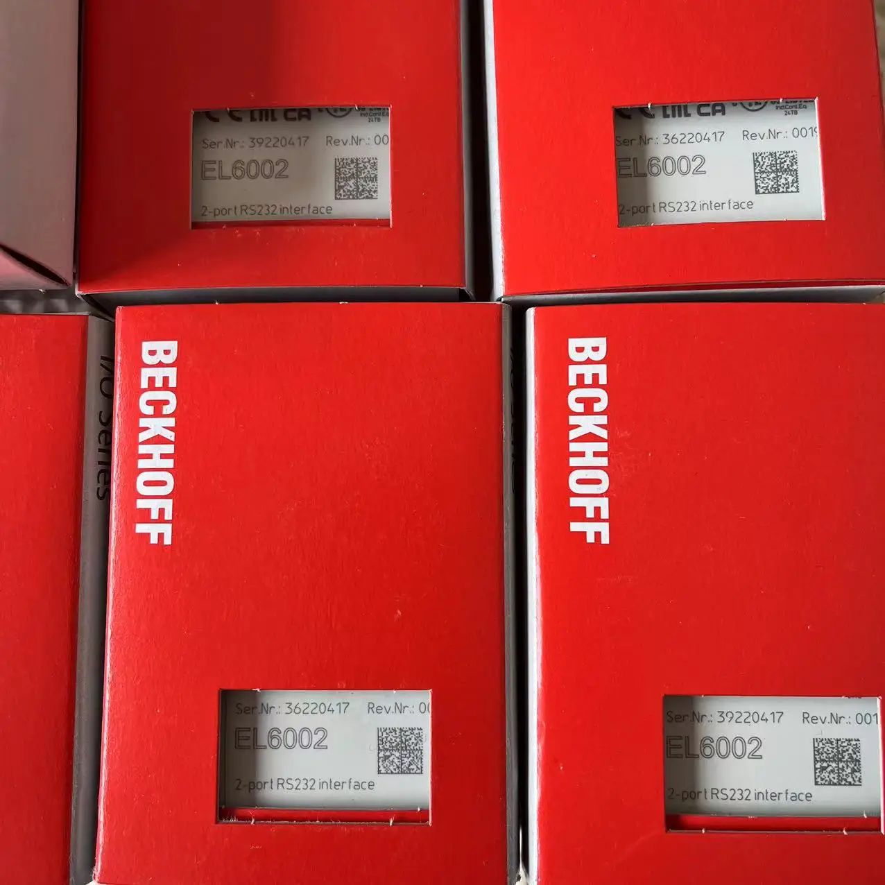 Módulo alemão Beckhoff EL3104 EL4104 EL4014 EL3024 EL4024 EL3054 EL3064