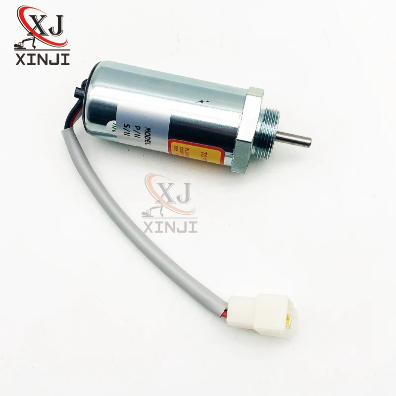 

897209-1152 Shut Off Solenoid 24V for Hitachi MV2-40 EX4U EX40U EX55 EX58 ZX40U Excavator Parts