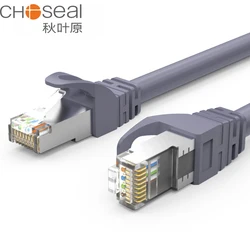 CHOSEAL S/FTP CAT 7 kabel Ethernet pozłacany ekranowany kabel Ethernet RJ45 10 Gigabit 23AWG przewód sieciowy Cat7 LAN kable