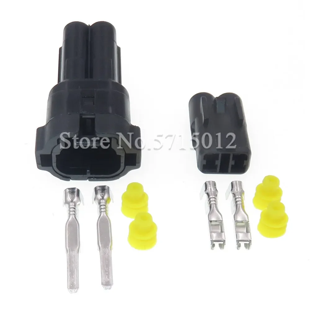 2 Hole Automotive Reversing Radar Plug 6187-2802 6180-2452 Car Oxygen Sensor Wire Cable Socket