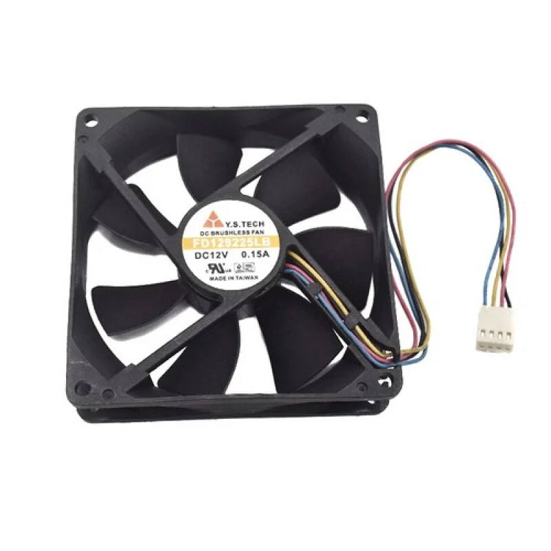 

L for YS TECH Cooling Fan Heatsink 4Pin For QNAP NAS File Serve TS-412 Original