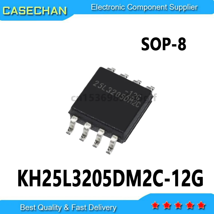 5 PCS Novo e Original 25L3205DM2C-12G KH25L3205DM2C-12G 32 Mbit SOP8 4 M