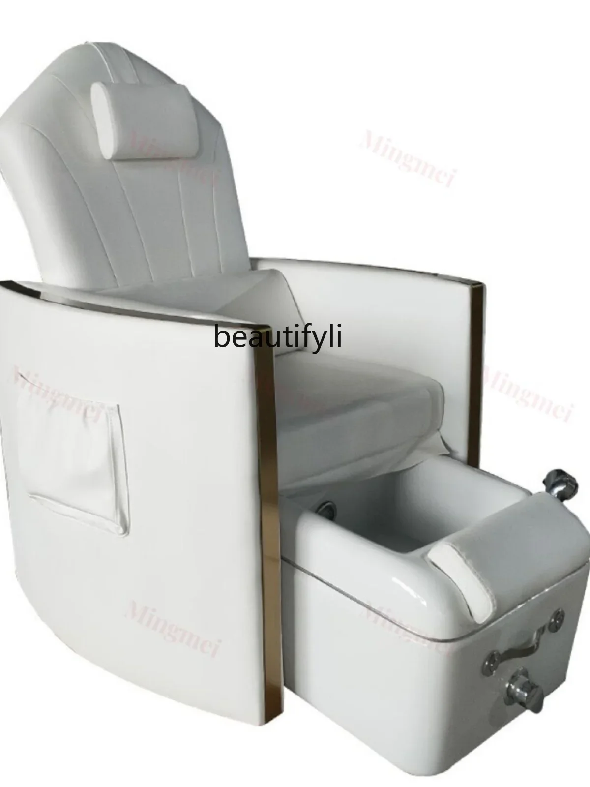 Electric foot bath foot soaking chair Nail salon single spa sofa massage pedicure recliner