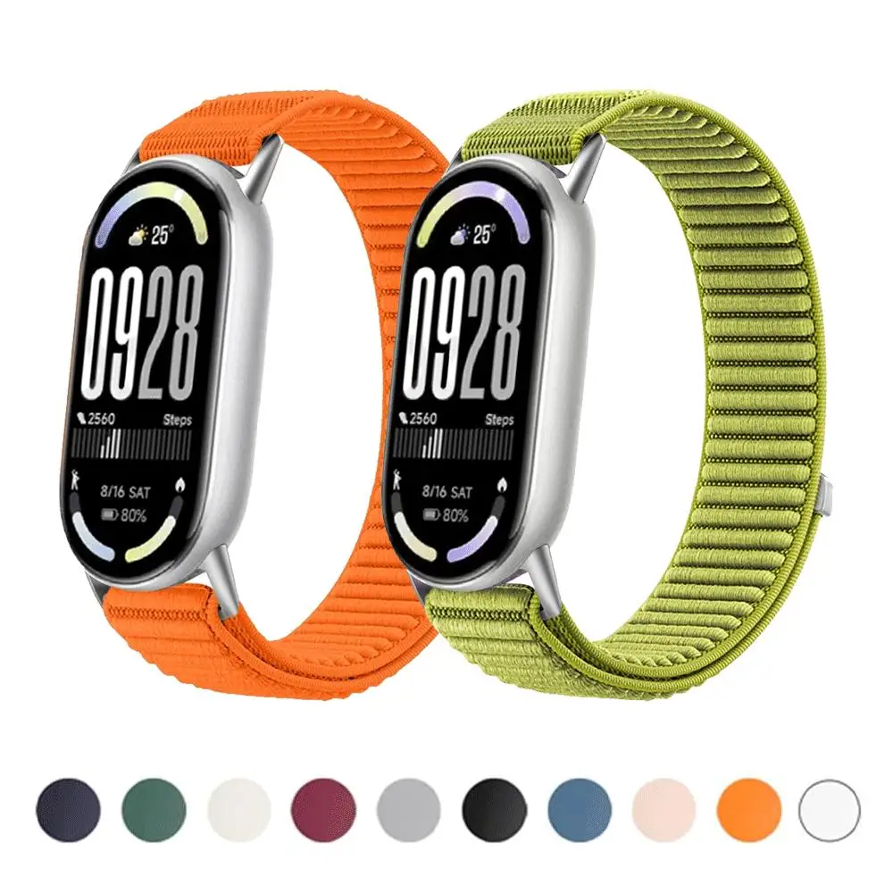 

Nylon Strap for Mi Band 10 9 8 Strap Smart Watch Band for Xiaomi Smart Band 8 Strap Miband 8 9 10 Correa Replacement Accessories