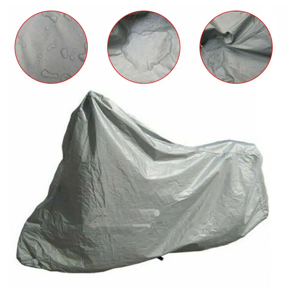 

Motorcycle Clothing PEVA Single Layer Four Seasons Rain Protection Sunscreen Bicycle Cover Electric Vehicle Protection Car Cover