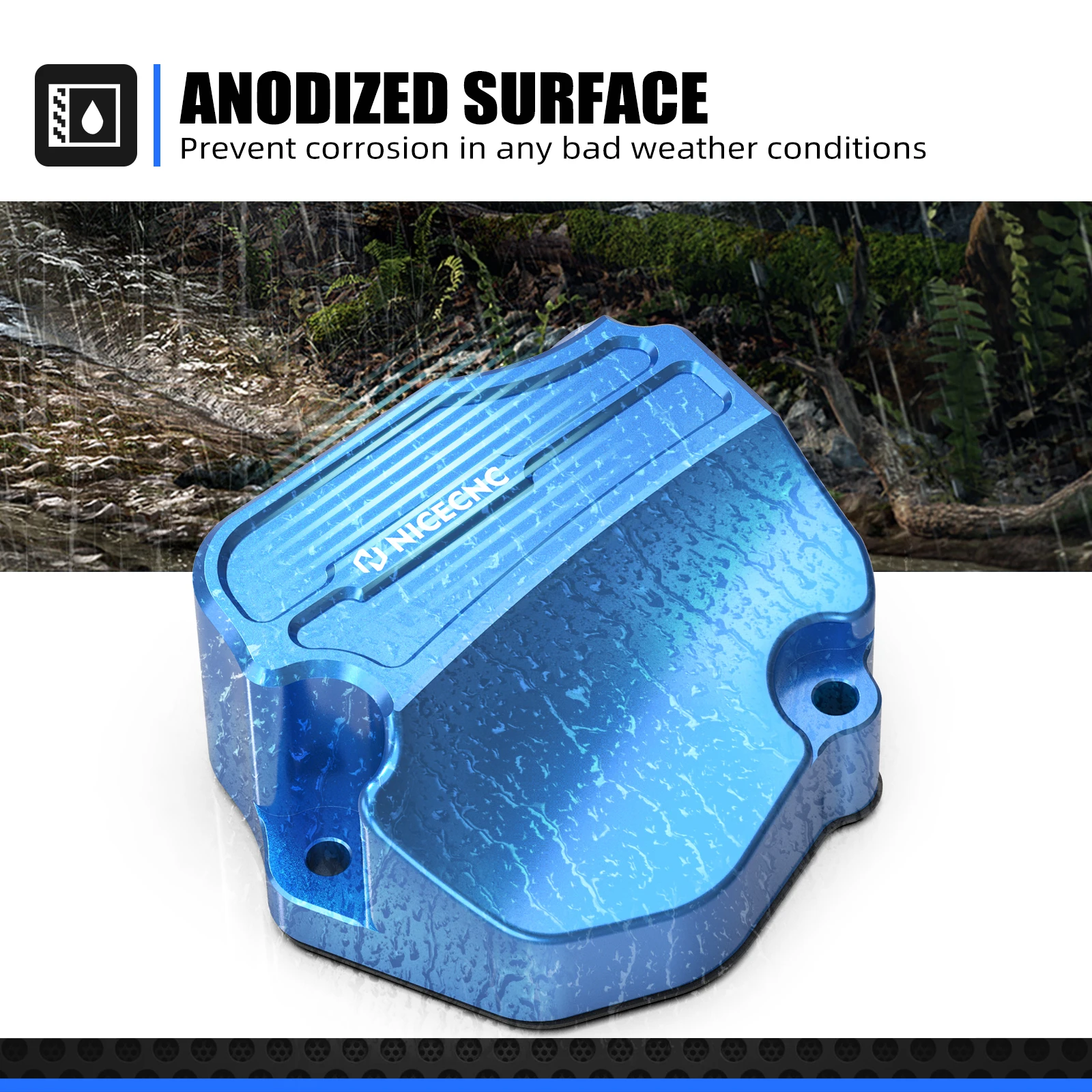 NICECNC الألومنيوم اثنين السكتة الدماغية الأداء المتضخم Powervalve غطاء ل Husqvarna TE 300 TE250 2024-2025 TX300 TC250 2023-2025 #4