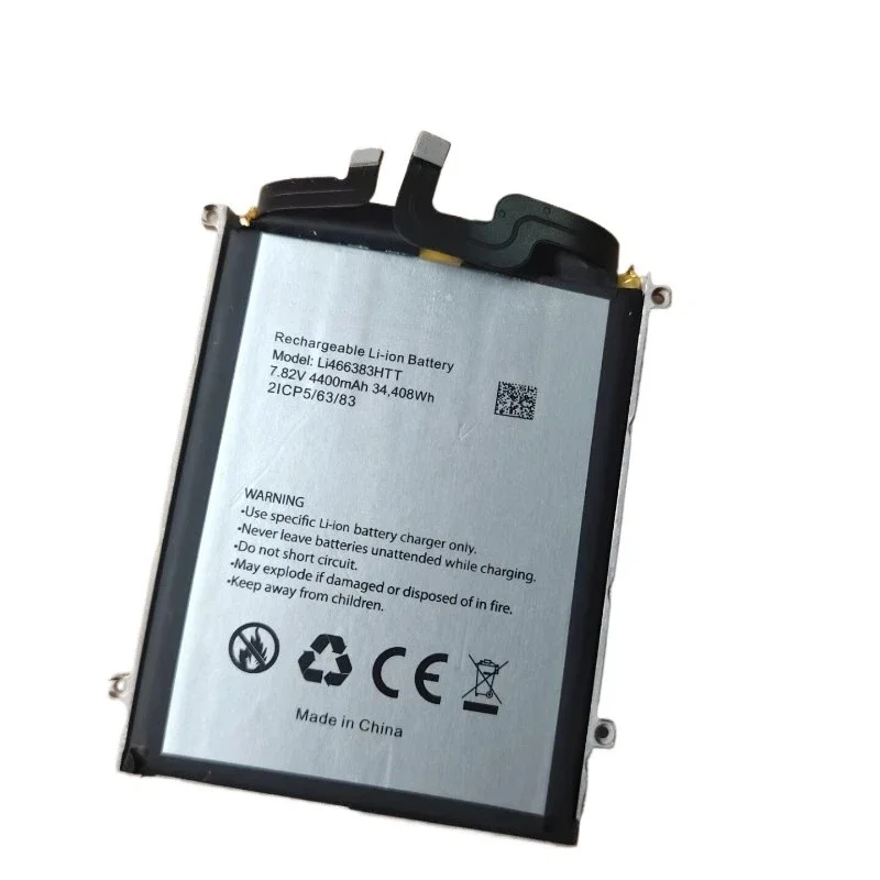 New Li466383HTT 7.82V 4400mAh Mobile Phone Battery for Blackview BV8800 BL9000 Pro 2ICP5/63183 Batteries