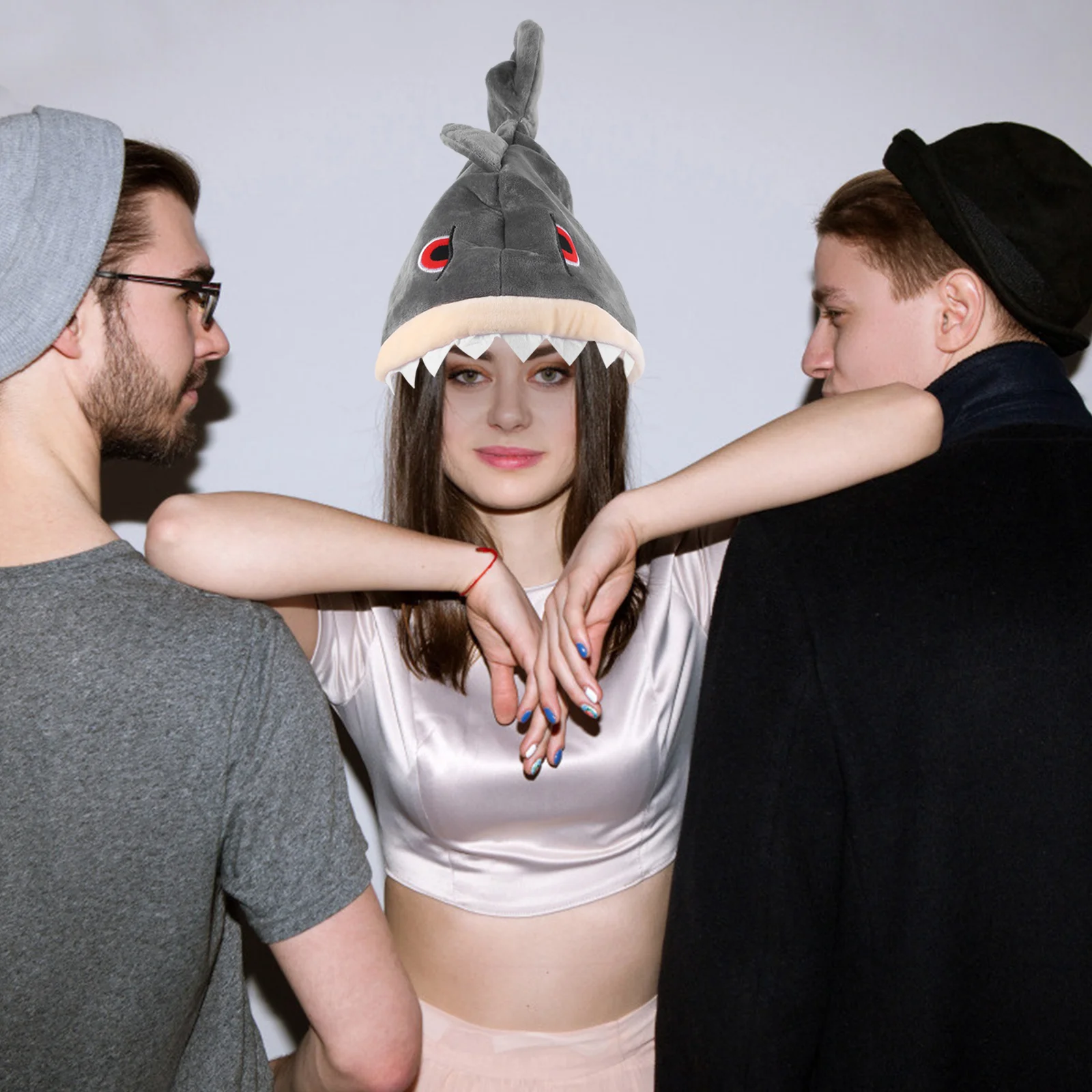 قبعة حفلات القرش الكهربائية، قبعة تنكرية ممتازة للأطفال، هدية تتحرك، 72 أغنية، قبعة تنكرية رائعة للأداء