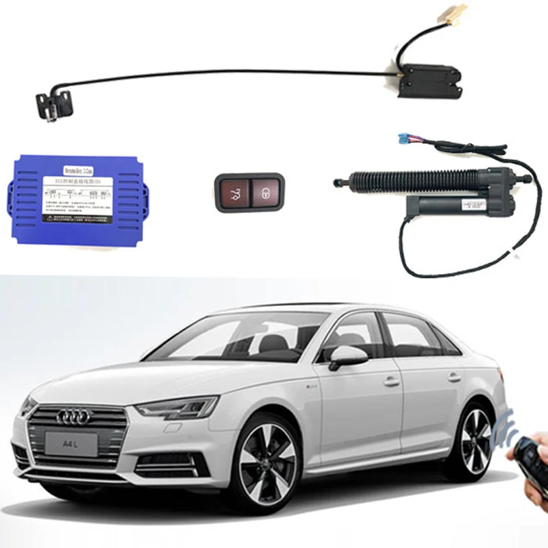 Car Soft Close Door Latch Pass Lock Actuator Electric Absorption Suction Silence Closer For Audi A4L 2015~2020