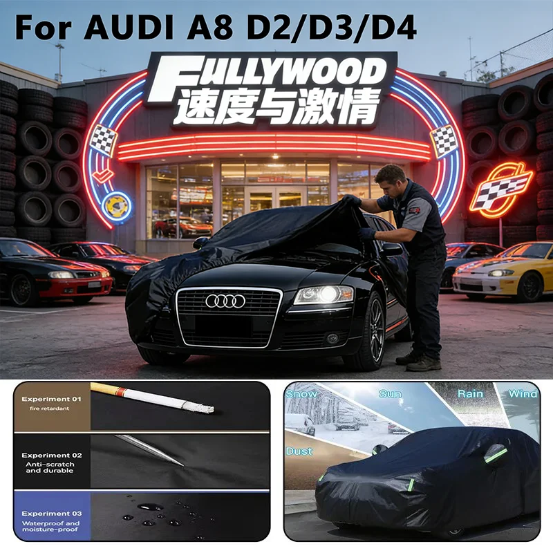 

Outdoor Car Cover for AUDI A8 D2 D3 D4- Outdoor Full Protection, Waterproof Dustproof Heat-Resistant car accessories