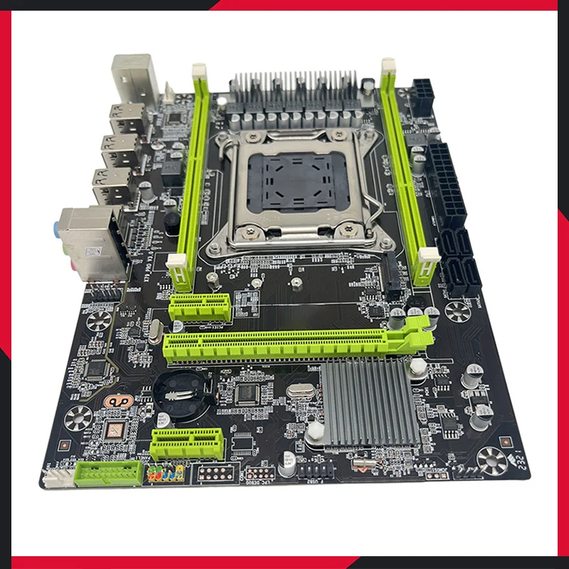 WJJDZ X79 pro motherboard kit xeon e5 2630 V2, set ram cpu lga 2011 ddr3 M.2 NVME SATA untuk pc gamer