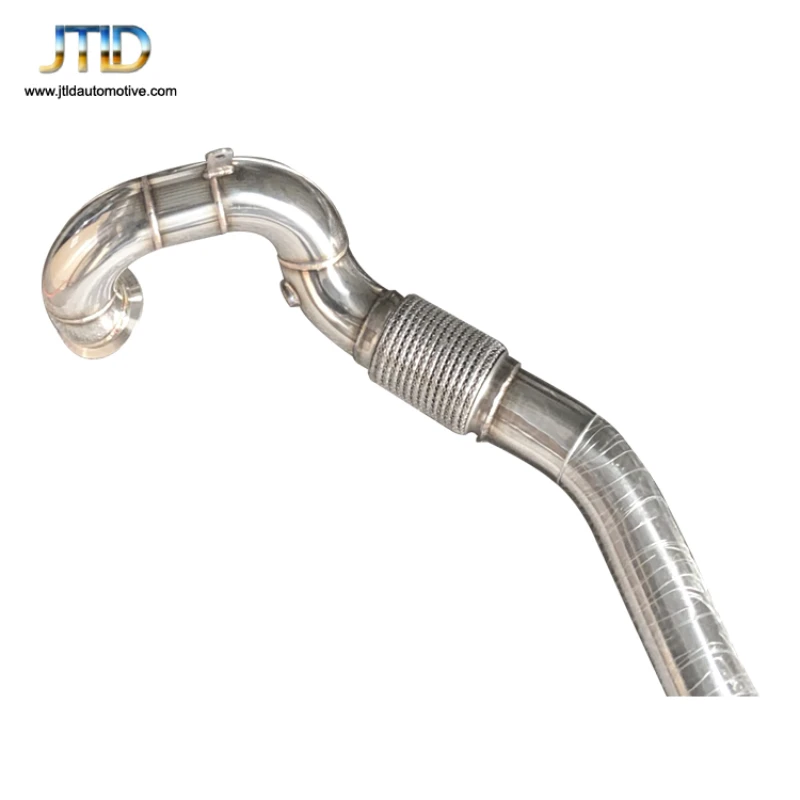 

JTLD Exterior Accessories 304SS Exhaust Welded Pipe Decat Downpipe for VW MK7 2.0T 2013-2017