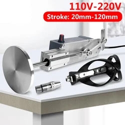 110V-220V Mini Telescopic Linear Actuator Stroke 20mm-120mm DIY Multifunctional Reciprocating Motor Electric tool