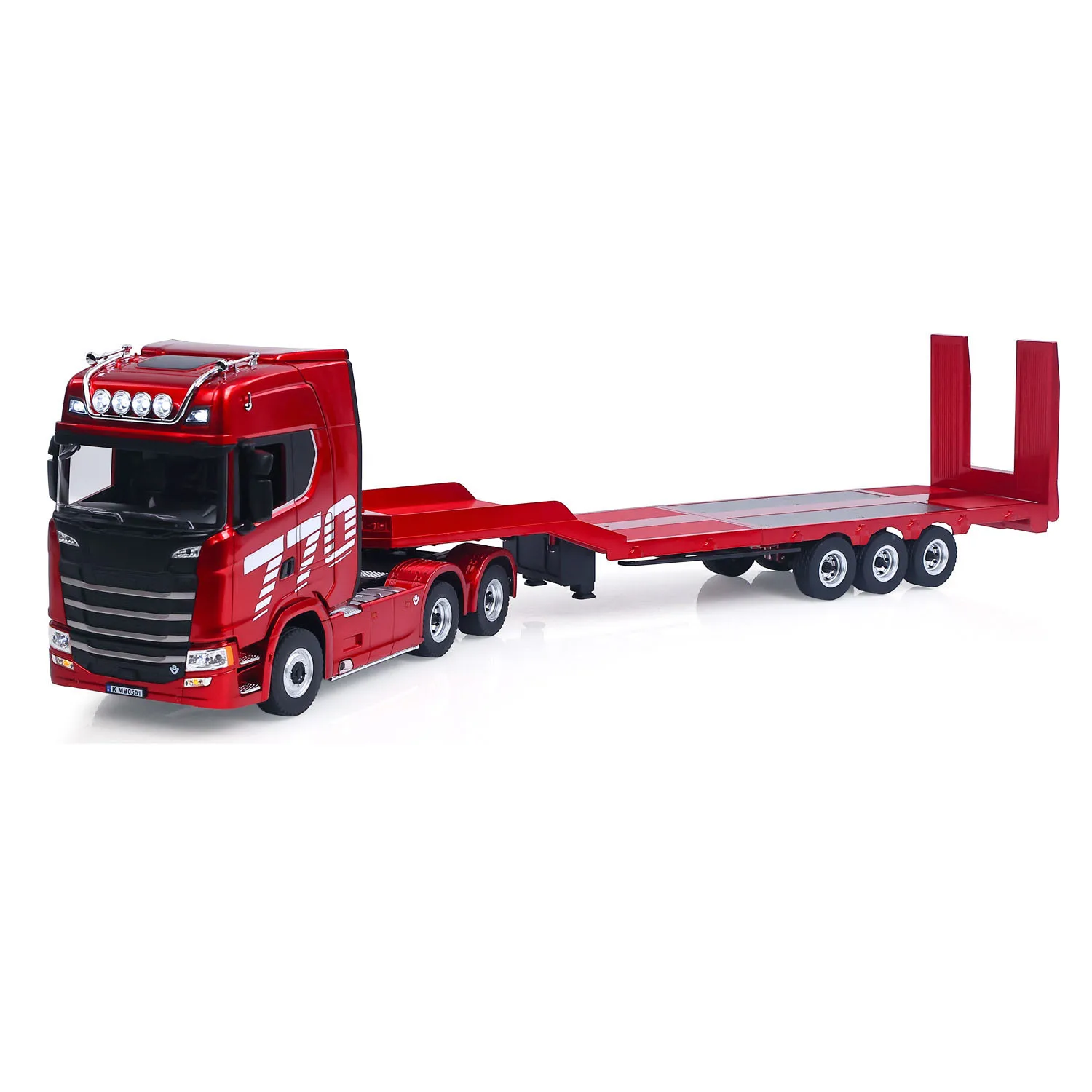 1501A 1/18 HUINA RC Traktor und 3-Achs-Sattelanhänger 19CH RTR 770S 2.4G Sound-Licht-System Ferngesteuertes LKW-Modell – Detail 10