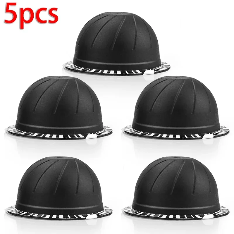 5Pcs Reusable Refill Coffee Capsule W/ Aluminum Foil for - Vertuo Convenient for Delonghi ENV150 BNV450WHT1BUC1