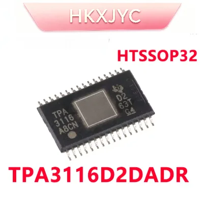 5-10/PCS New TPA3116D2DADR TPA3116 HTSSOP32 Original Class D audio power amplifier chip In Stock