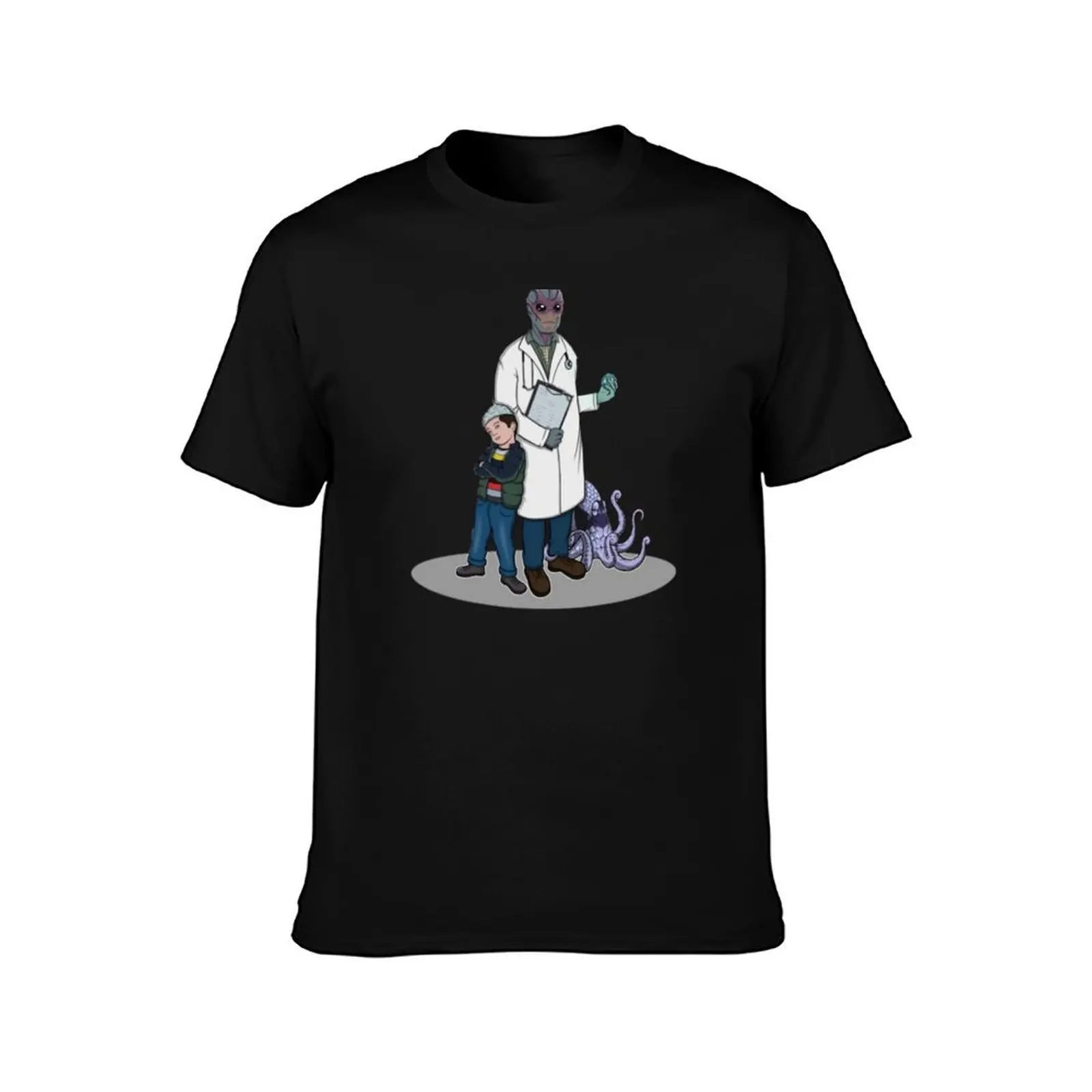 Resident Alien T-Shirt Classic Print Short Sleeve Shirt T-Shirt