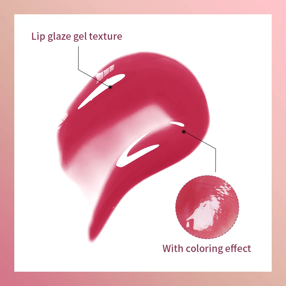 Lakerain 10ml Balsamo per labbra Gel Texture Idratante a lunga durata Ripristina Rifornimento Non appiccicoso Siero per labbra colorato senza profumo Trucco