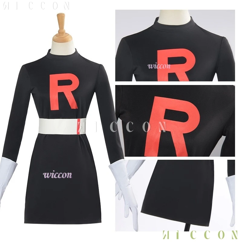 disfraz halloween mujer Team Leader Uniforms Halloween Costumes Rockket Jessica Jessie Musashii James Kojiro Men Women Clothing