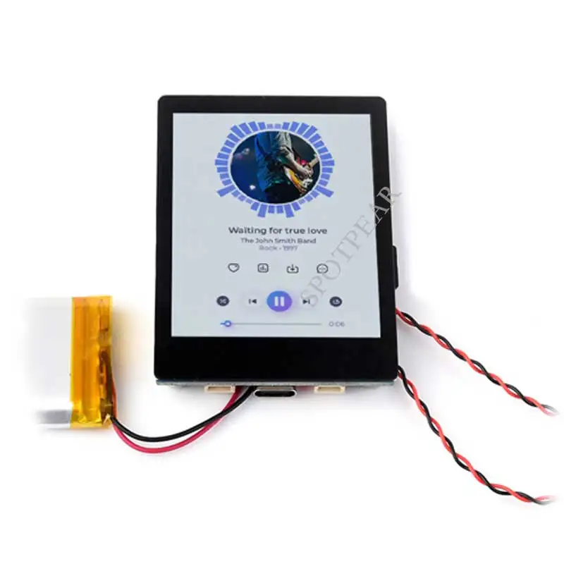 Imagem -06 - Placa Mp3 Esp32 s3 r8 Tela Sensível ao Toque de 28 Alto-falante Lcd Lvgl Cativo Porta de Cartão sd Sensor de Bateria Qmi86586-axis-sensor