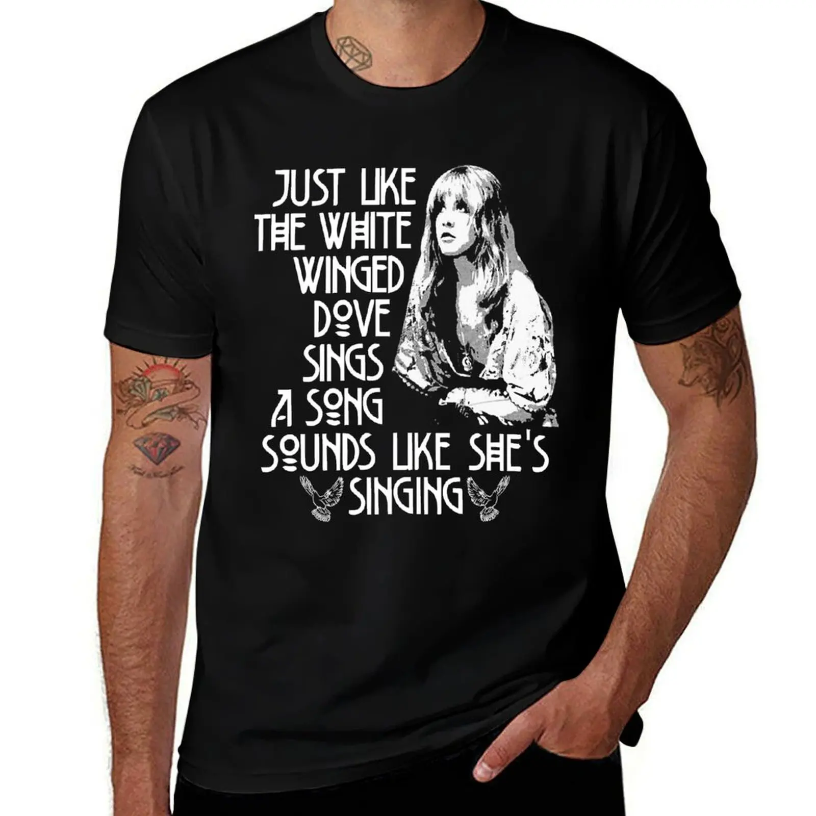 

Cadeaux de l&x27;album Xoro Stevie Nicks Футболка футболки дизайнерская футболка персонализированная футболка