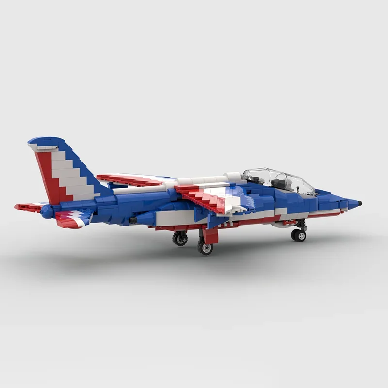 Moc Building Blocks Alphat Jet Patrouille de France Technology Modular Bricks Model  Gifts Christmas Toys DIY Sets Assembly