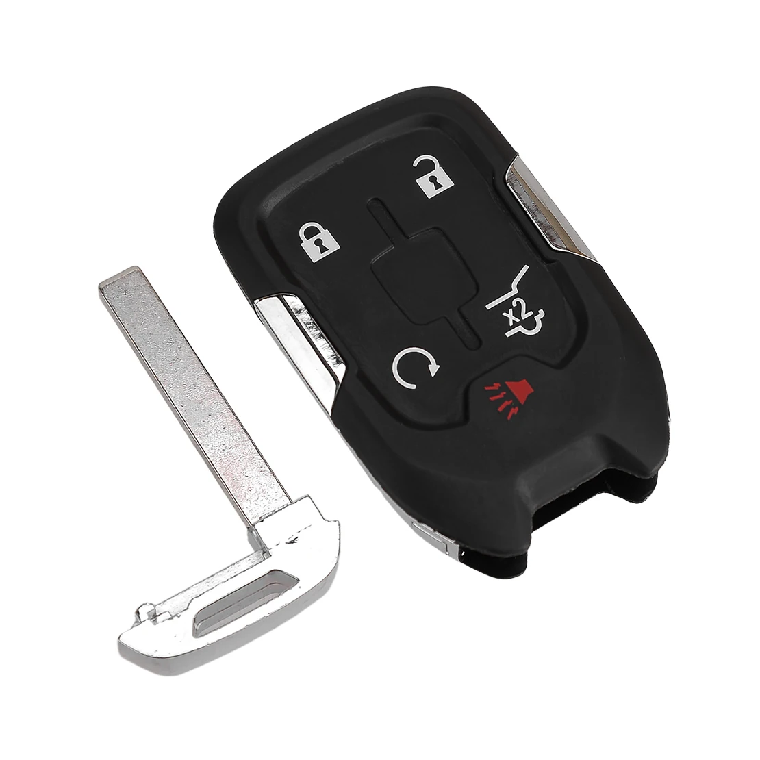 5 Buttons Remote Key Fob Shell 13591396 13508398 13529632 Fit For GMC Sierra Chevrolet Silverado 1500 2500 3500 2019 2020 2021