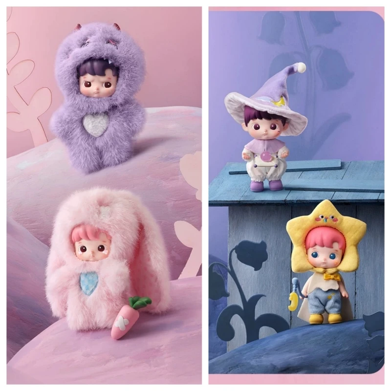 

POP MART HACIPUPU Enchanted Realm Tales Series Mini Action Figure Mystery Blind Box Toy Ornament Guess Figurine Collectible