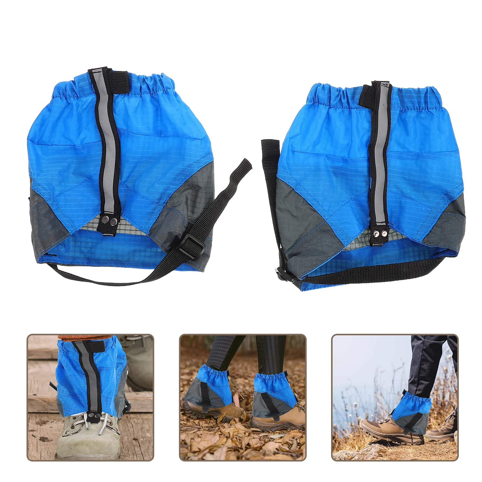 

1Pair Breathable Hiking Gaiters Outdoor Sandproof Shoe Covers for Men Women Leg Protection Foot Covers for Shoes