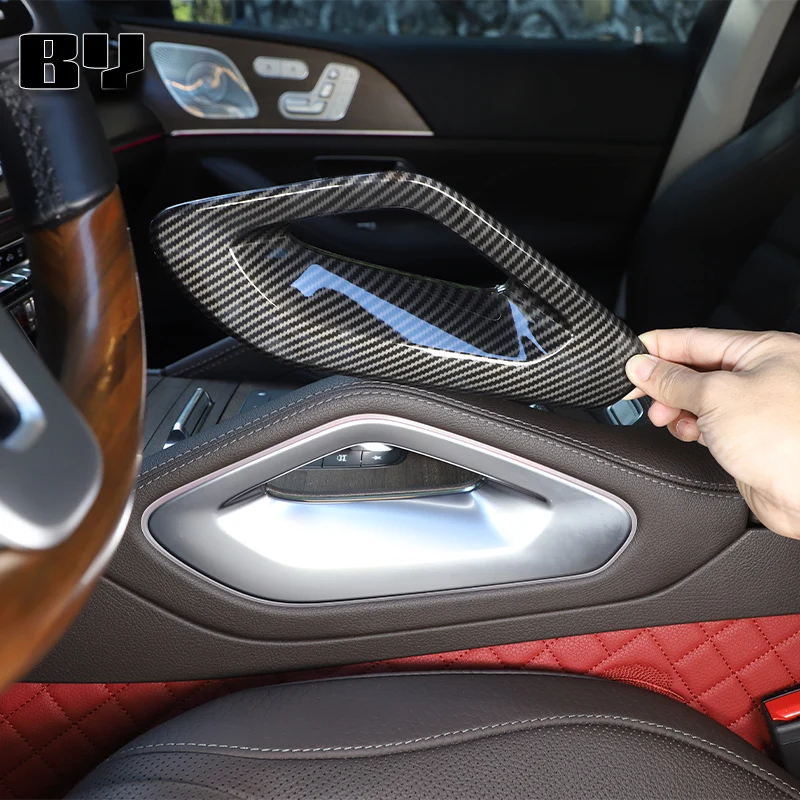 

For Mercedes Benz GLE GLS Class W167 X167 2020-2022 Car Accessories Center Console Armrest Side Protective Cover Trim Sticker