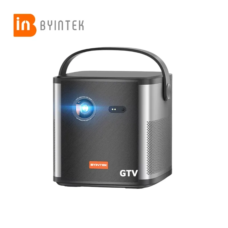 

BYINTEK U80 Max 3D 4K Мини-светодиодный портативный видеопроектор для домашнего кинотеатра DLP Smart Android WIFI Full HD 1080P с батареей для обучения
