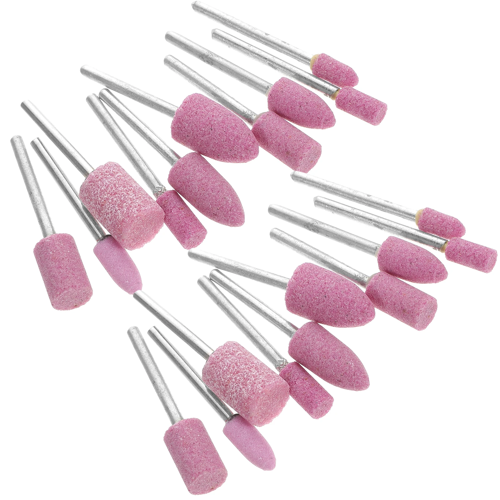 

20 Pcs Whetstone Bit Grinding Tool Grit Abrasive Mounted Wheel for Drill Metal S Bits Rotary Accessories Polishing Stones