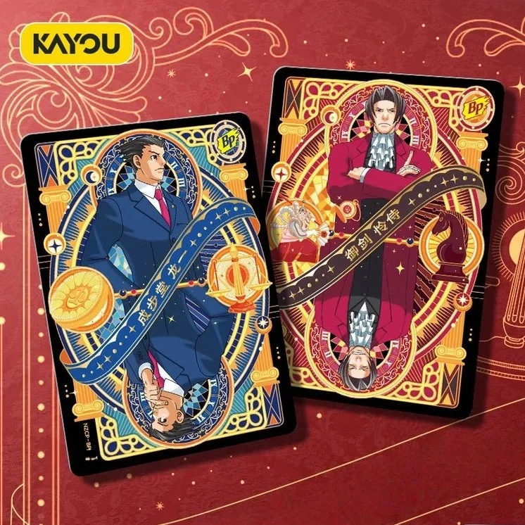 

Коллекционные карты Gyakuten Saiban Ace Attorney, том 1: Аниме-карточки для обмена, бустерные наборы TCG, подарок для фанатов