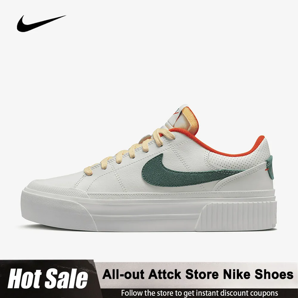 

Nike Officially Authentic Court Legacy Lift Women's Low-Top Sneakers FD0355-133 Non-slip And Wear-resistant Lightweight Shoes