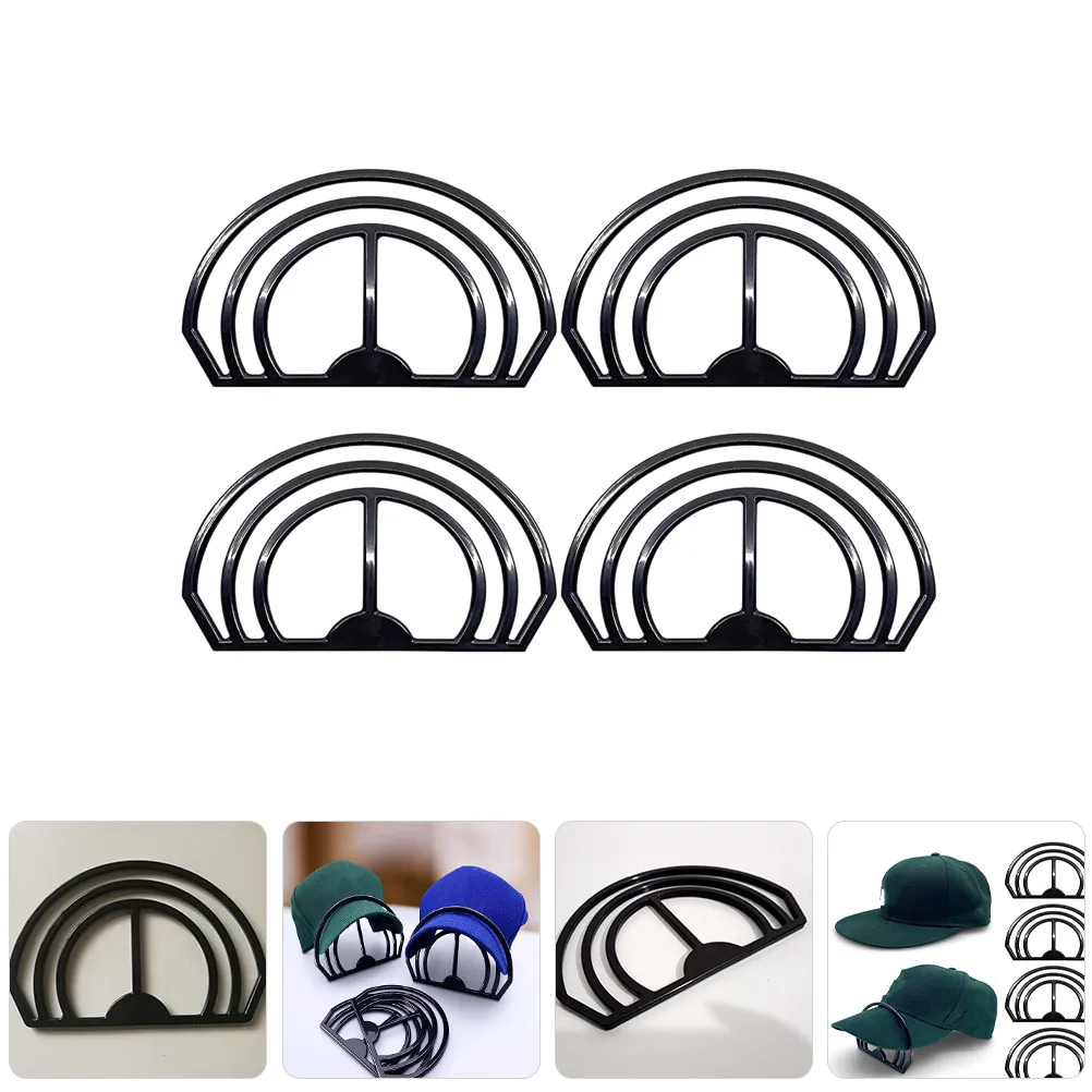 4 Pcs Hat Shaper Form Molder Shaping Brim Bender Cap Curving Tool Curve Bending Strap view 4