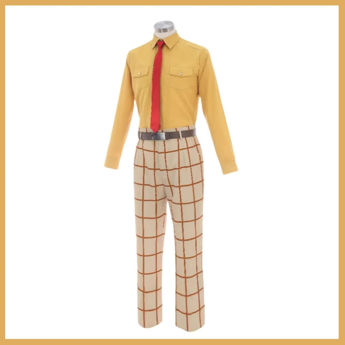 Cardcaptor Sakura Li Syaoran Cosplay Costume pour hommes et femmes, perruque, chemise jaune, pantalon en latex, uniforme, anime, campus imbibé