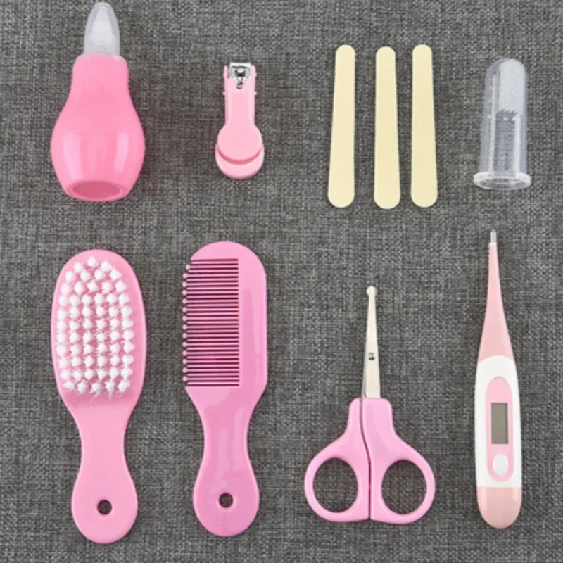 8-piece Comb Nose Inhaler EVA Package Care Set Coisas Para Bebê Cute Newborn Baby Multifunctional13pcs Baby Nail Clippers 8
