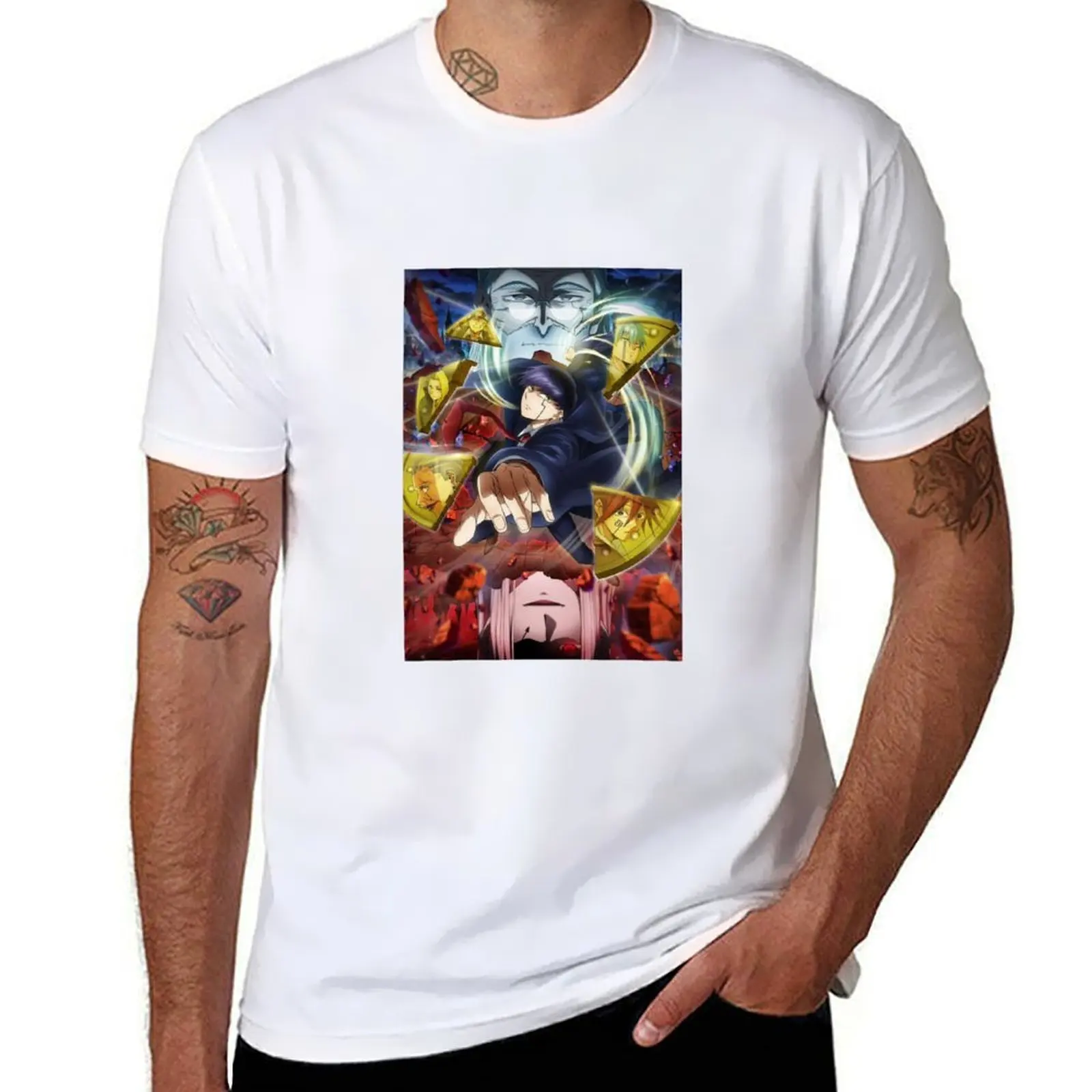 Camiseta Mashle Magic and Muscles Season 2, camiseta de diseñador de anime para hombre, camiseta de algodón, paquete de camisetas