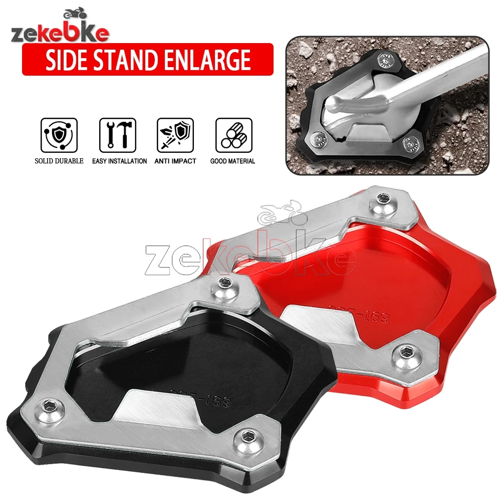 

1200 XE 1200 XC Motorcycle CNC Foot Side Stand For Scrambler 1200XC 1200XE 2018-2023 2024 Enlarge Kickstand Extension Plate Pad