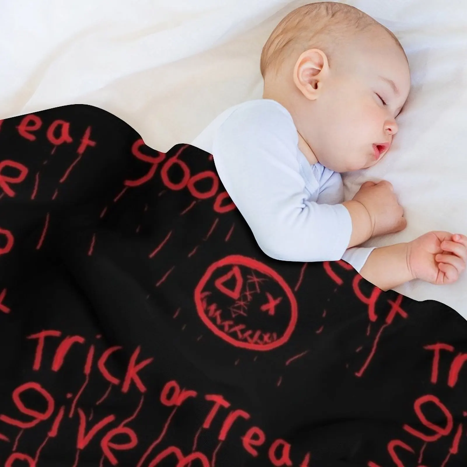trick r treat sam bloody writing Throw Blanket For Baby anime christmas decoration Moving Fashion Sofas Warm Blankets - view 3