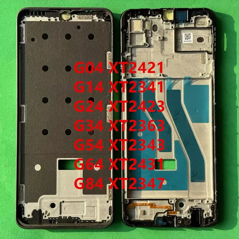 For Motorola Moto G04 G14 G24 G34 G54 G64 G84 Front Housing LCD Display Frame