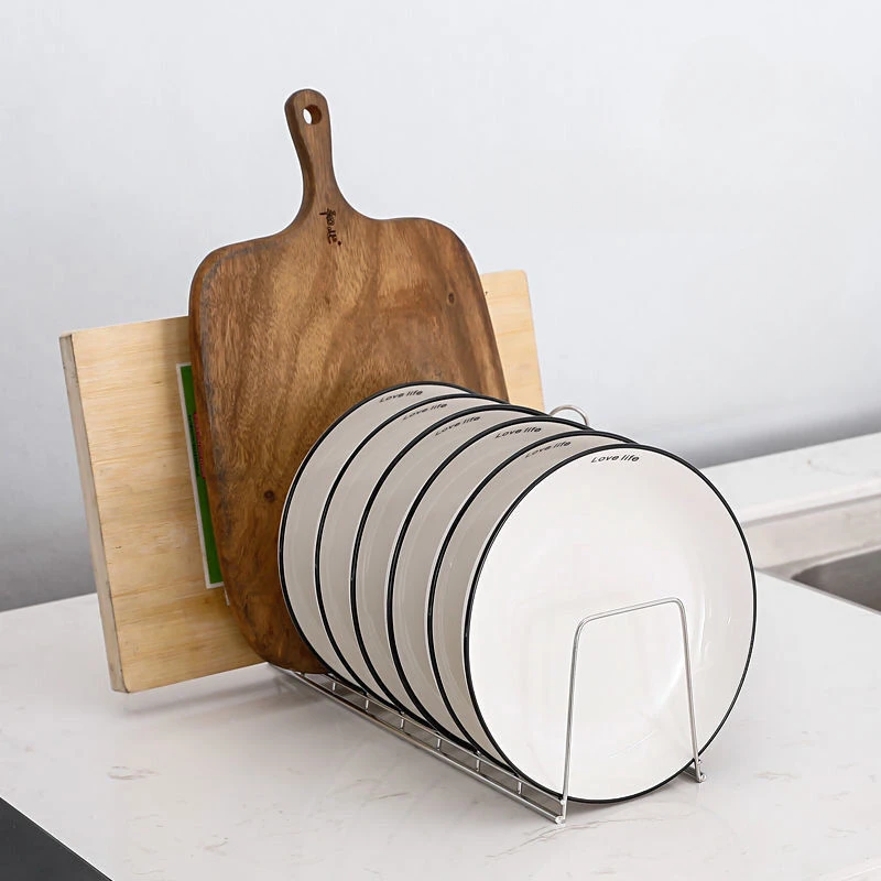 Household Kitchen Stainless Steel Bowl And Dish Drain Storage Rack, Kitchen Cabinet Drain Bowl Rack, Bowl And Dish Storage Rack image 4