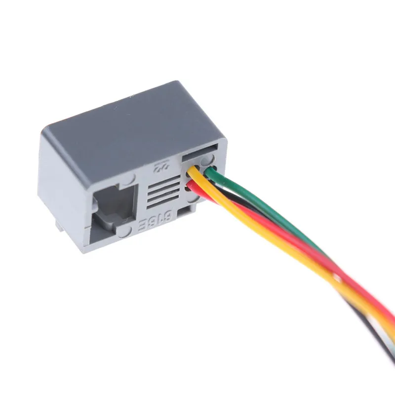 10Pcs 616E 4P4C RJ9 Female Telephone Connector Adapter with 4 Wires