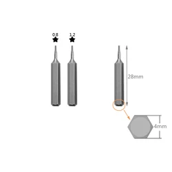 5 pointed Pentalobe P2 P5 S2 Screwdriver Bits for iPhone X 8 Plus 7 Plus 6S MacBook Pro 13