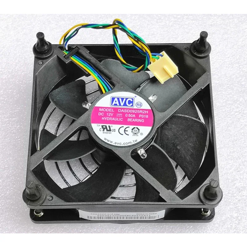 pa Original AVC 12V 0.50A 9025 92MM 90MM 90*90*25MM 92*92*25MM Cooing Fan For CPU Cooling Fan DASD0925R2H With Purple Led PWM