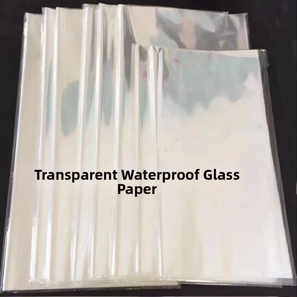 Thickened Glass Paper DIY Flower Bouquet Material Pack Handmade  Flower Packaging Creative T-Shirt Women's Summer Fashion