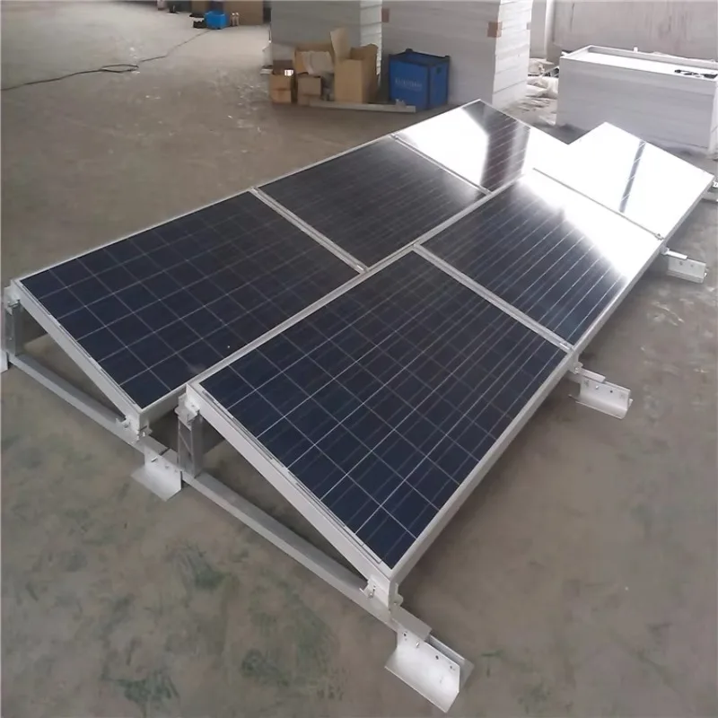 Concrete Flat Roof Solar Mounting System Tin Roof L-feet for Solar Panel Roof Mounting Al 6005-T5 & SUS 304 Tile Rooftop 60 M/s - Detail 1