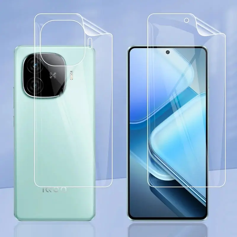 3PCS Matte Hydrogel Film for VIVO IQOO Z9 Turbo Plus Z9S Pro Z9X Screen Protector for IQOO 13 Front and Back Protective Film