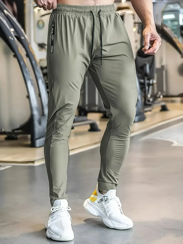 2025 Herren Sommer Leichte Atmungsaktive Eis-Schnelltrocknende Stretch-Jogginghose für Outdoor, Freizeit, Training und Fitness – Detail 13