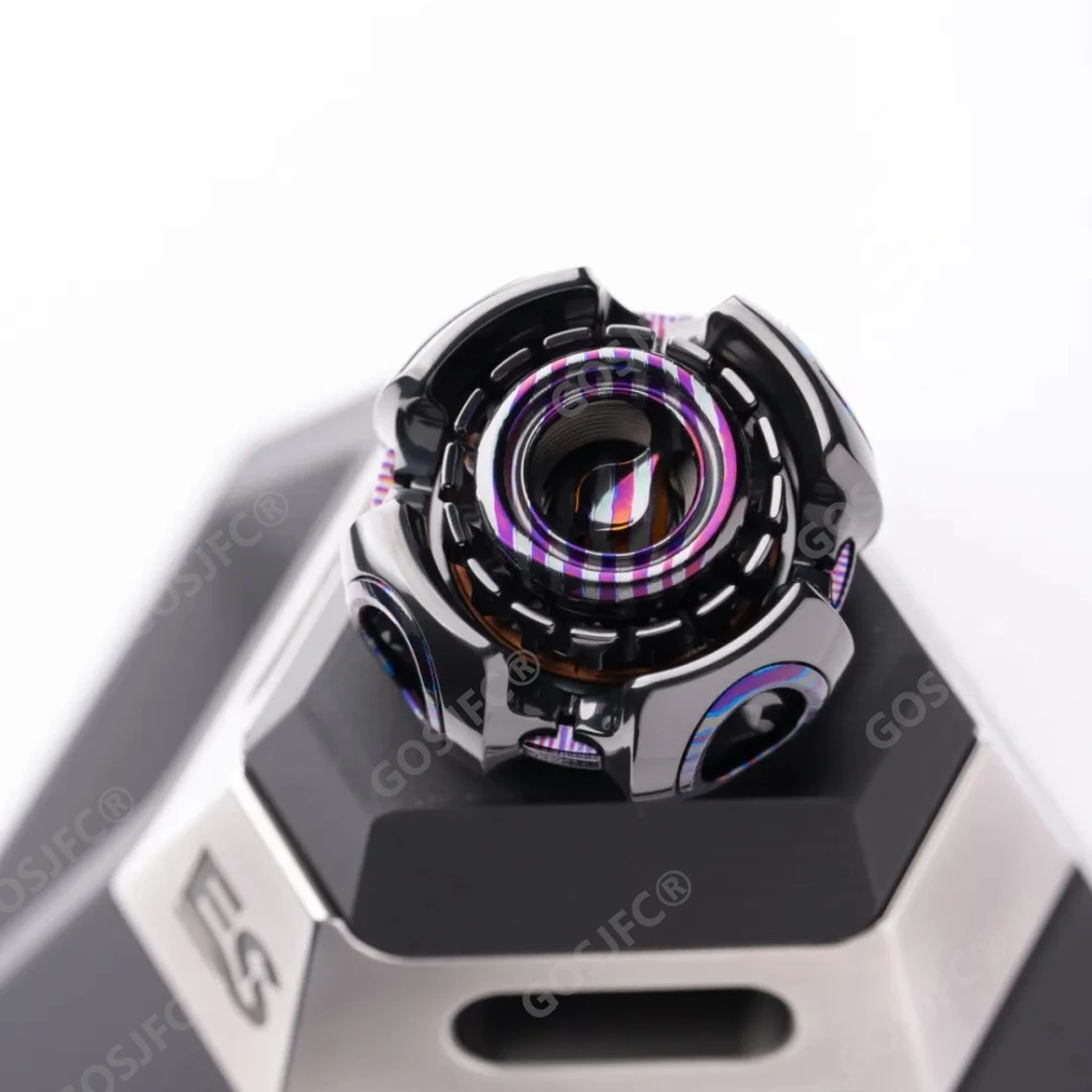 LAUTIE EDC NOIZ-O Zirconium Polished Zircuti Fidget Spinner Stress Relief Toy Metal Gyro Fidget Toys For Adults Original Designs